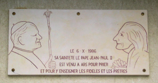 Visita de Juan Pablo II a Ars