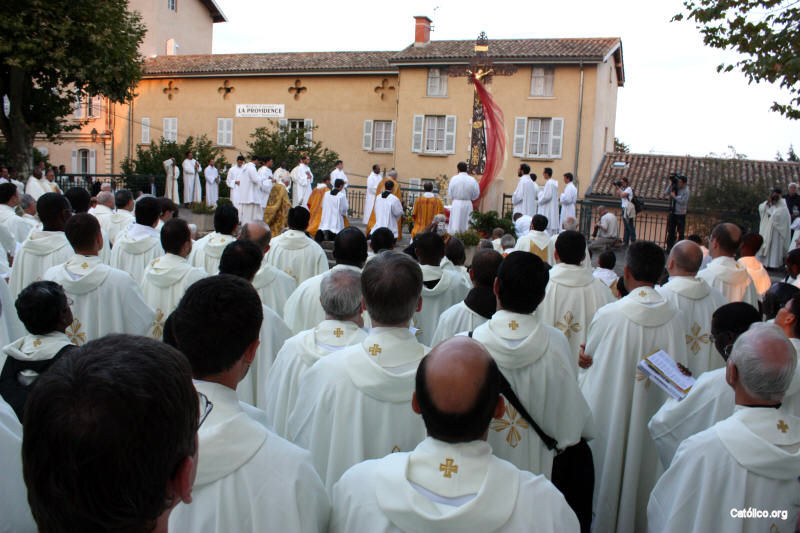 adoración tras la basílica
